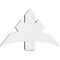 Ekena Millwork Davenport Architectural Grade PVC Gable Bracket, 36"W x 22 1/2"H x 6"D x 6"F, 15/12 Pitch GBP036X23X0606DAV00 - alternate 3